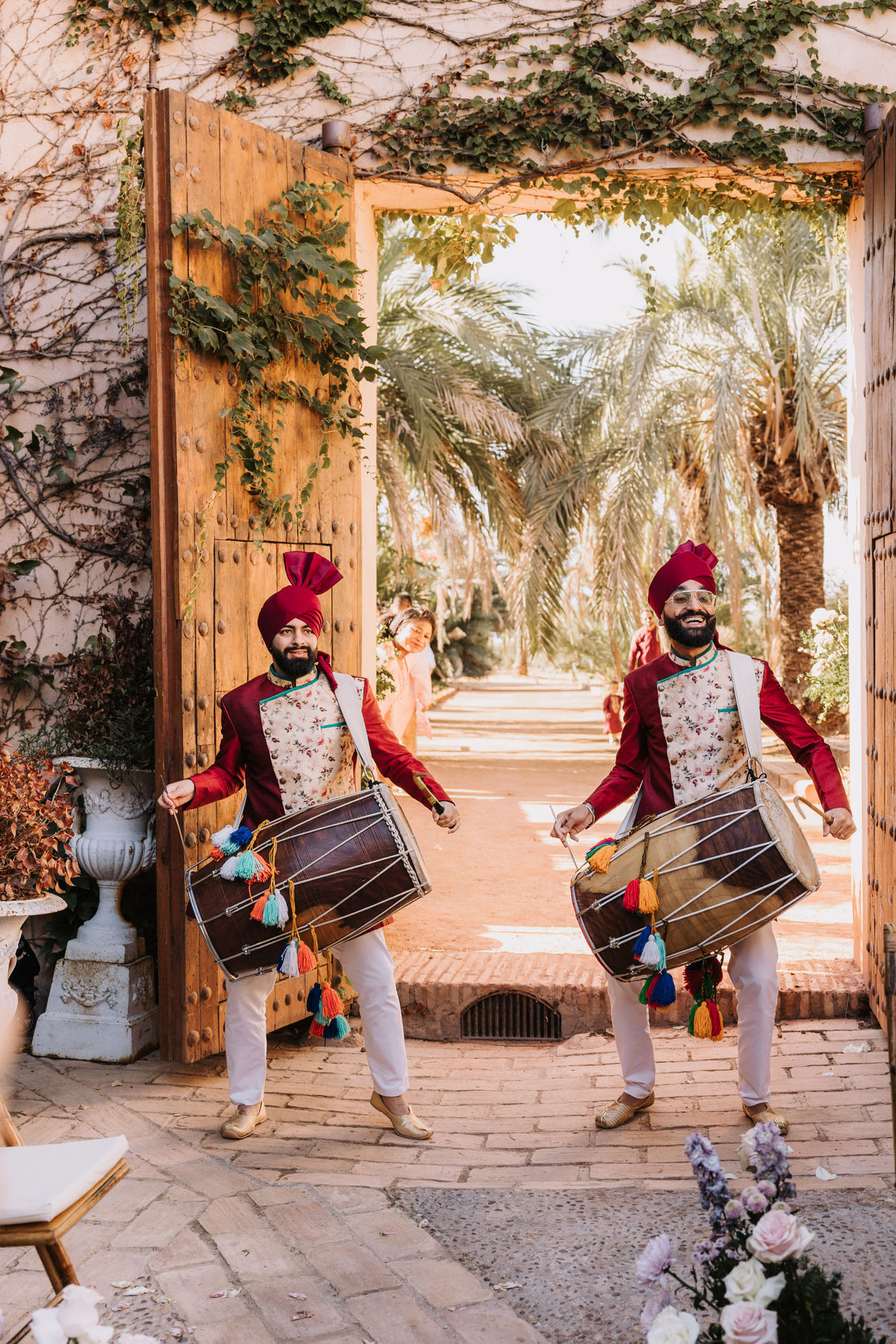 Wedding baraat procession